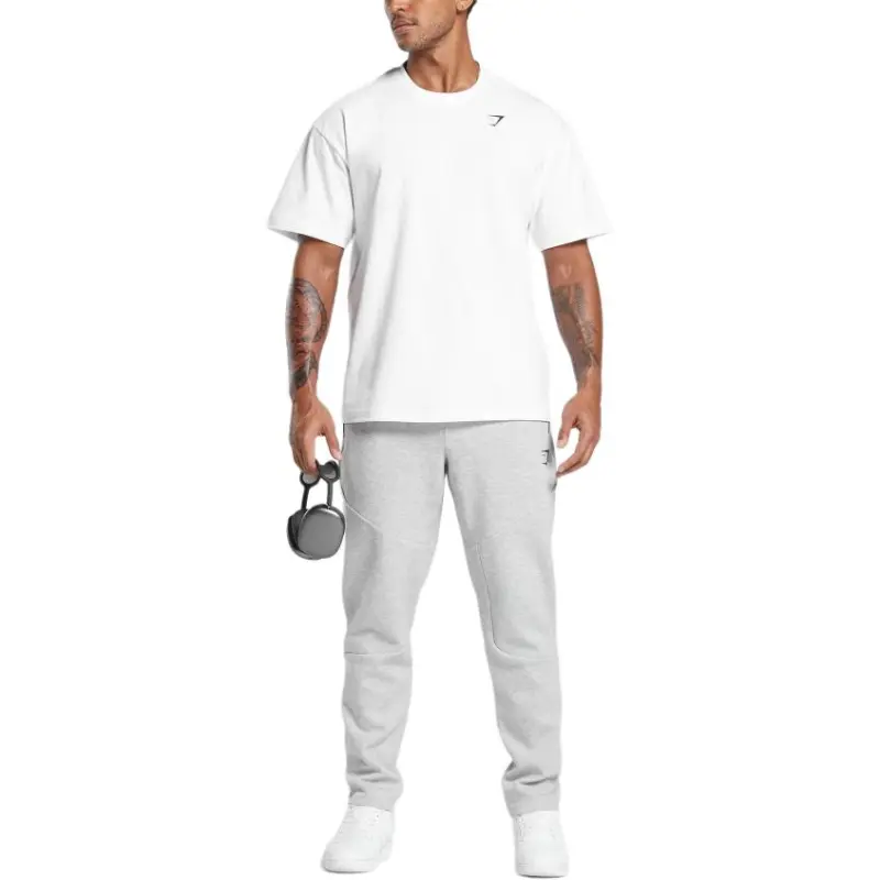 GYMSHARK Athletic Trousers Men's Gray-2