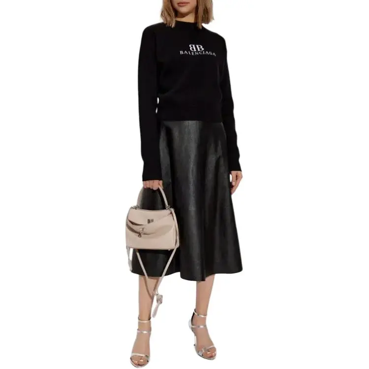 Balenciaga Bb Logo Knitted Jumper-2