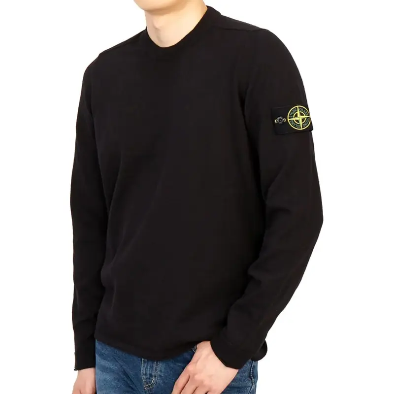 STONE ISLAND SS22 Knitwear Men's Black-3