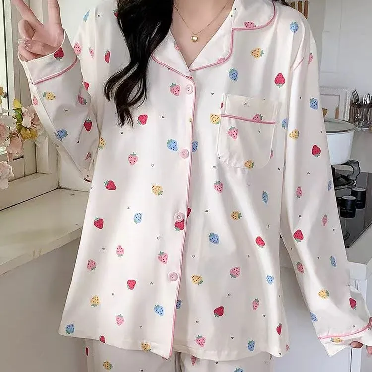 WANANNI Pajama Set Women's White-5
