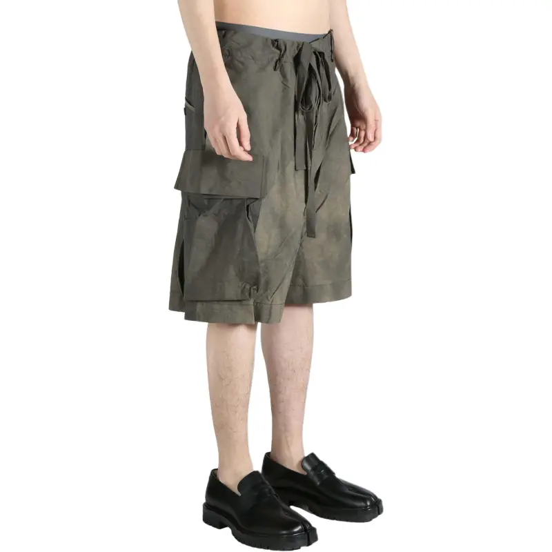UMA WANG Faded Effect Pocket Shorts-2