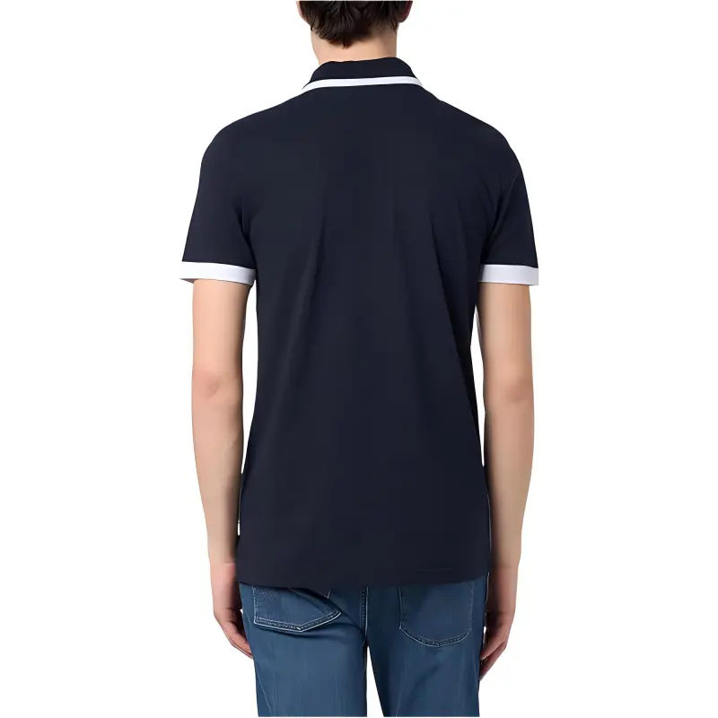 HUGO BOSS Logo print Cotton Polo Shirt-2