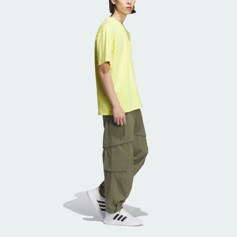 Adidas CITY ESCAPE STRETCH CARGO JOGGERS Cargo Pants Men's Strata Olive Green-3