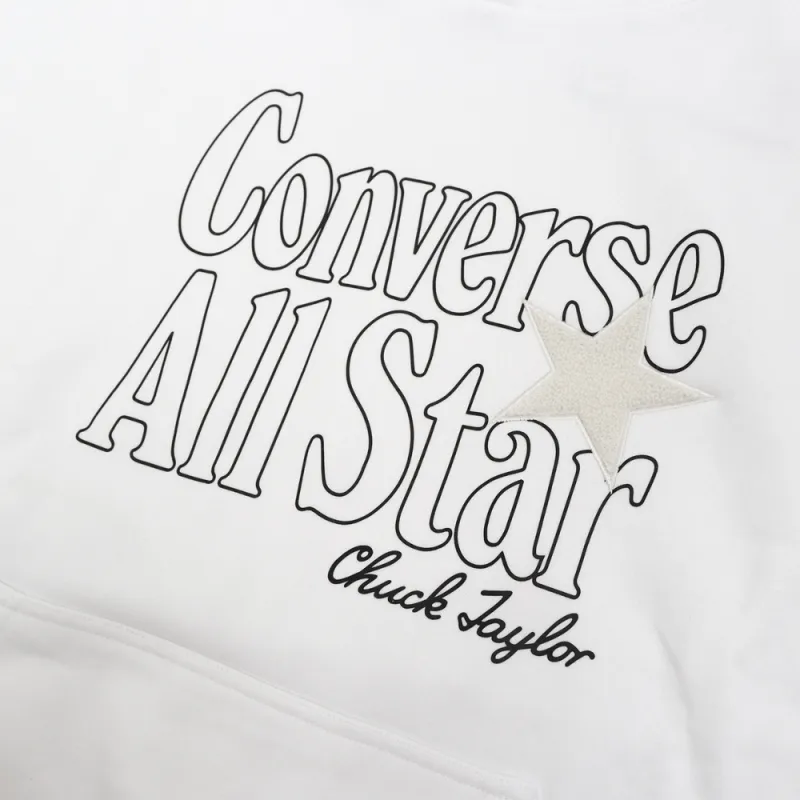 Converse All Star Sweatshirt Women's White-2