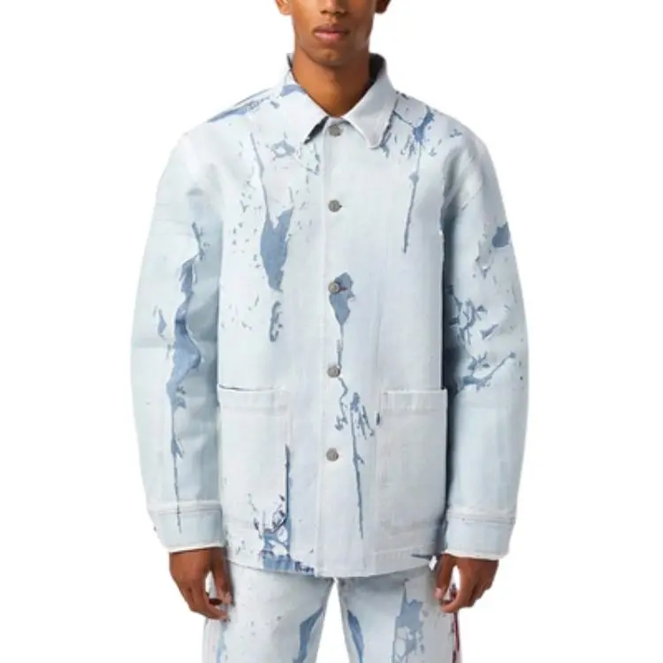 DIESEL SS22 Denim Jacket Men's Light Blue-3
