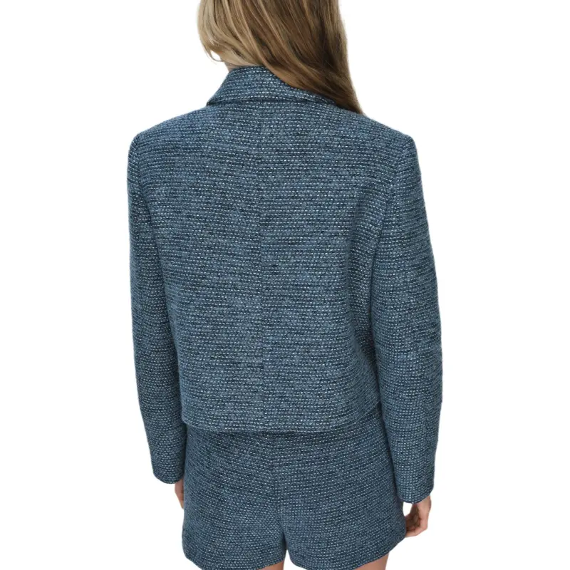 ZARA Jackets Coats Women's Blue-5