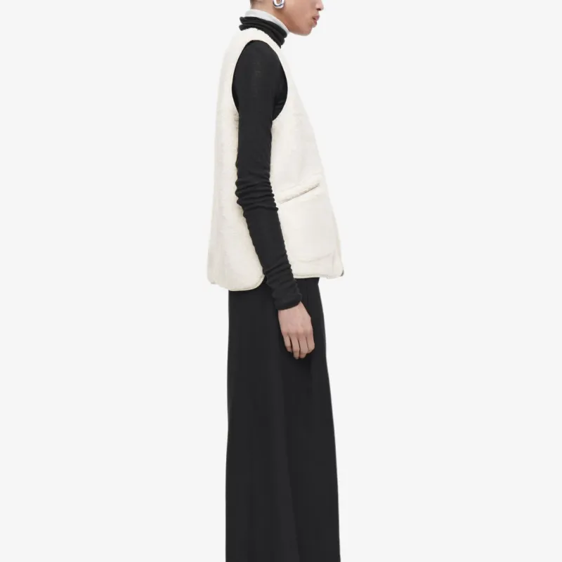 COS Vests Women's Ivory White-2