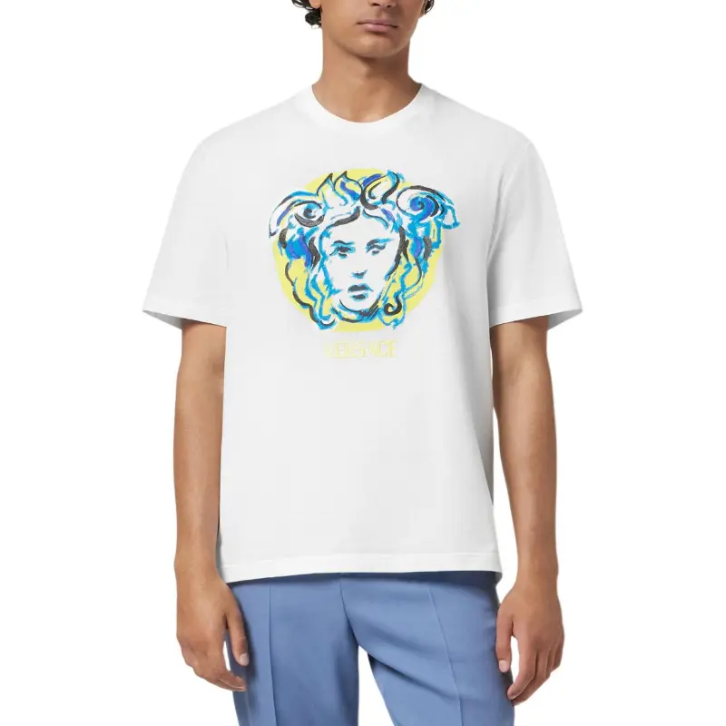 VERSACE Painted Medusa T shirt-1