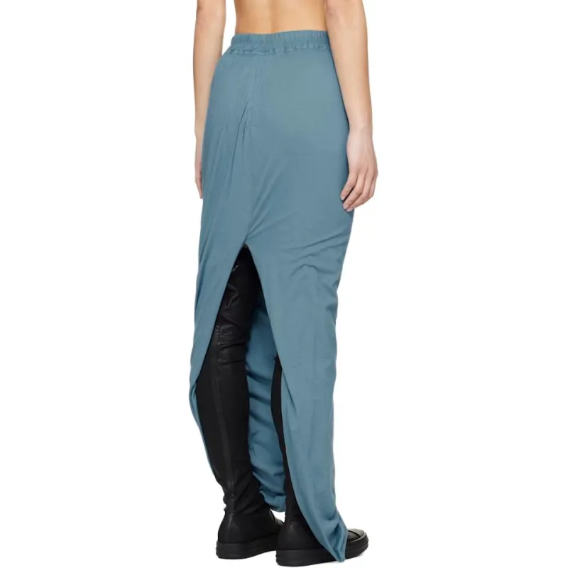 Rick Owens DRKSHDW Casual Long Skirt Women's Blue-1