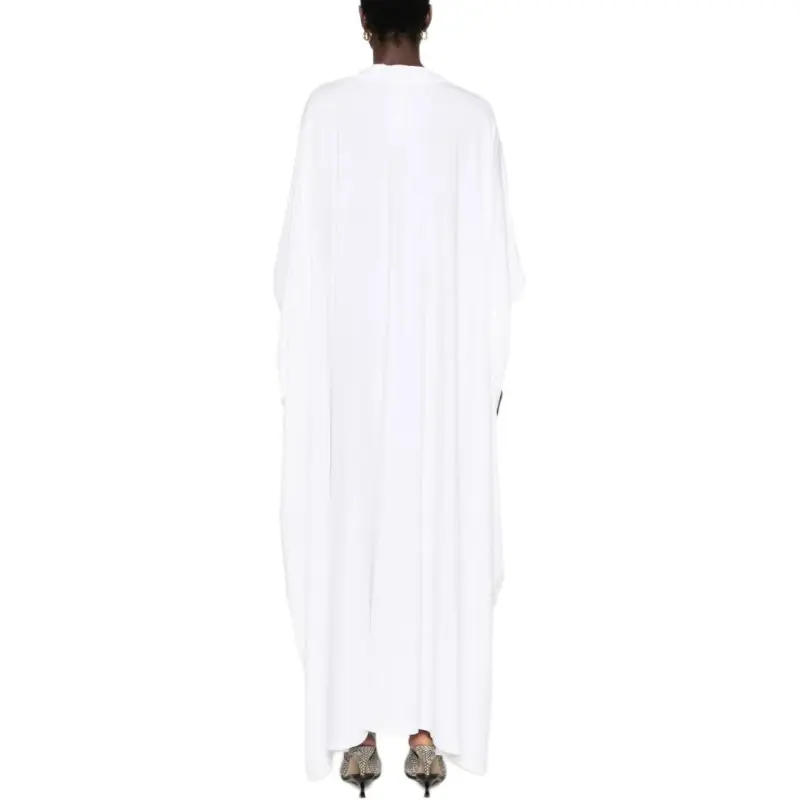 BALMAIN Logo print Maxi Dress-3