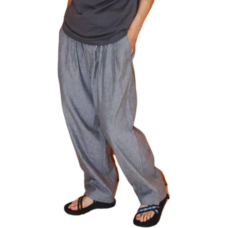 Beams Suit Trousers Men Blue-2
