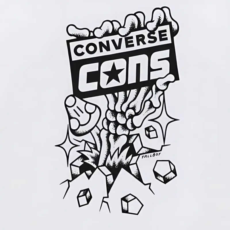 Converse Cons T Shirt Men's White-5