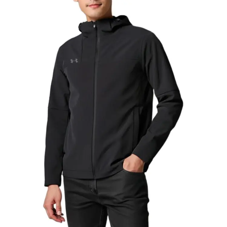 Under Armour Jackets Coats Unisex Black Comes With Necklace-2