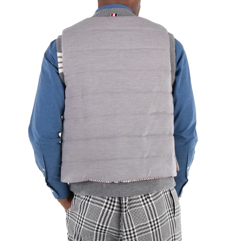 THOM BROWNE Padded design Button down Gilet-6