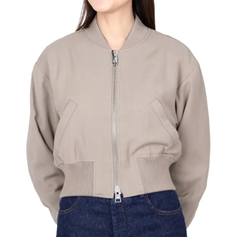 AMIPARIS Paris Zip Up Padded Bomber Jacket-1