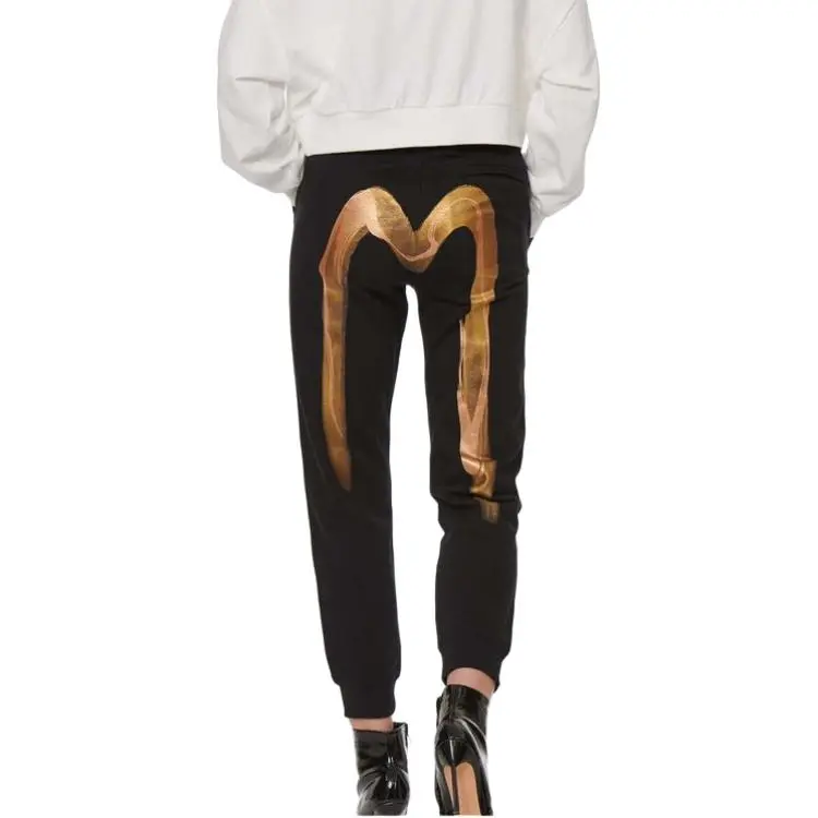 EVISU SS22 Sweatpants Women's Black-3