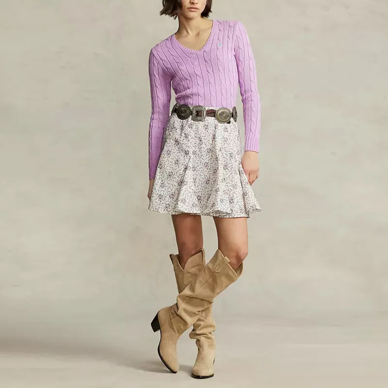 Polo Ralph Lauren SS23 Knitwear Women's Purple-1