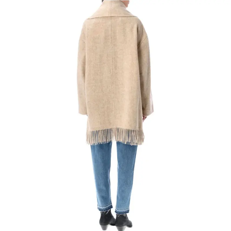 ISABEL MARANT Etoile Faty Fringed Coat-4
