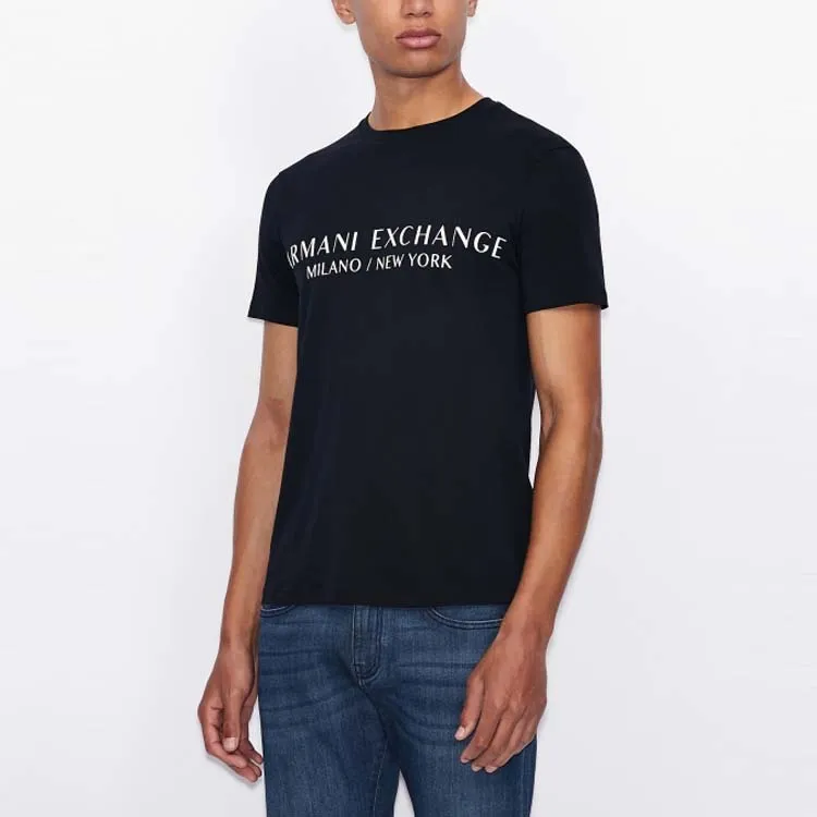 EMPORIO ARMANI SS22 T Shirt Men's Navy Blue-2
