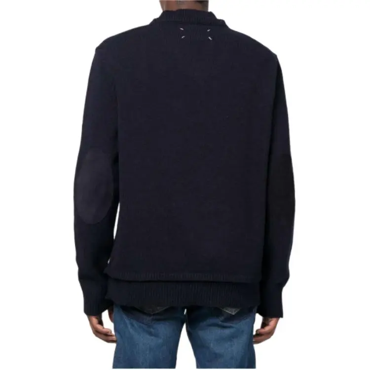 Maison Margiela Four Stitch V Neck Jumper-3