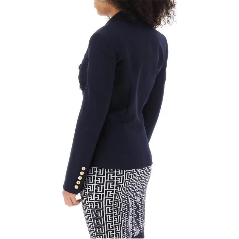 BALMAIN Button Embellished Tailored Blazer-3