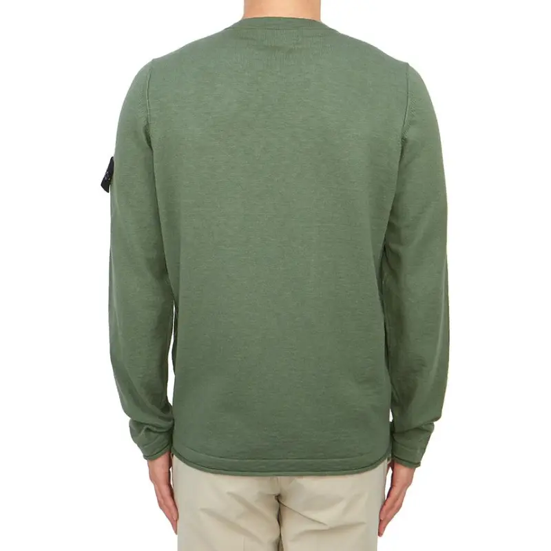 STONE ISLAND Logo Patch Crewneck Jumper-4