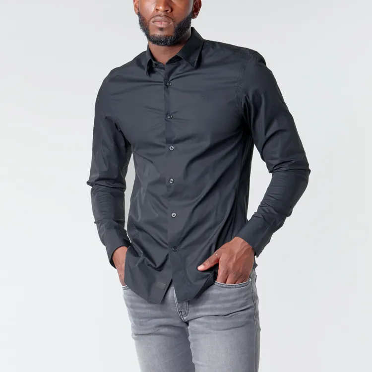 G STAR RAW Shirts Men Black-1