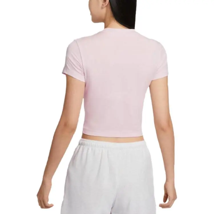 Nike T Shirts Women's Pink-1
