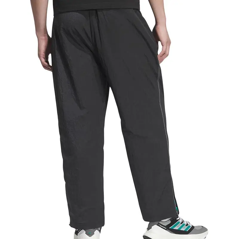 Adidas SS25 Knitted Sports Pants Men's Black-1