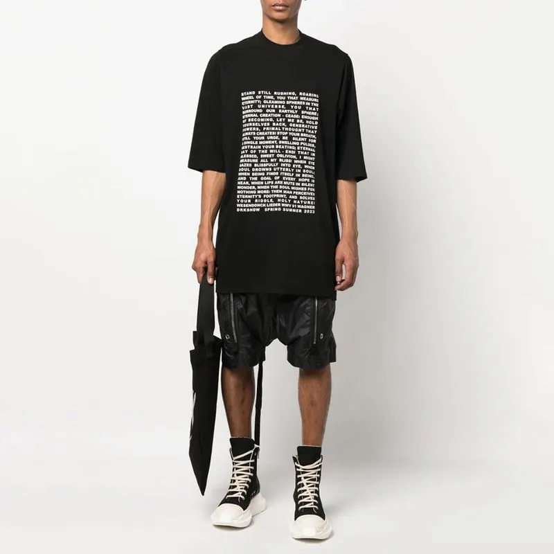 Rick Owens DRKSHDW Casual Shorts Men's Black-2
