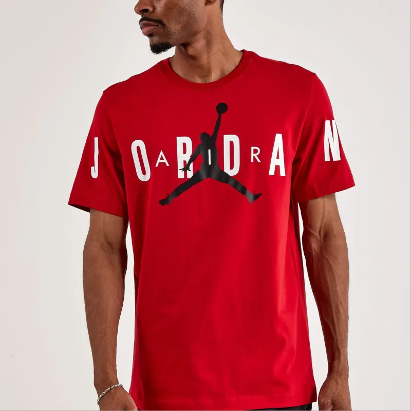 Jordan T Shirts Men Gym Red-3