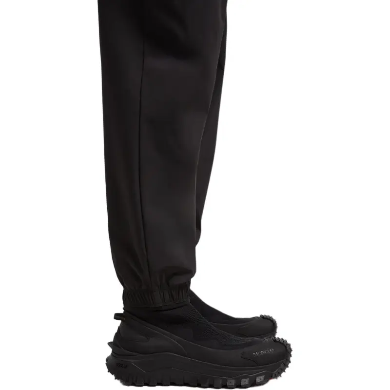 Moncler Logo Patch Tapered Leg Trousers-5