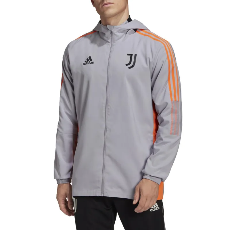 Adidas Juventus FC 21/22 Jacket Men's Gray-1