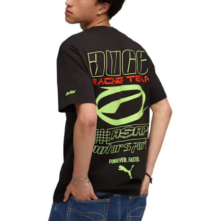 PUMA x A$AP ROCKY A$AP RockyX PUMA SS25 Flacko Drive T Shirt Men's Black-3