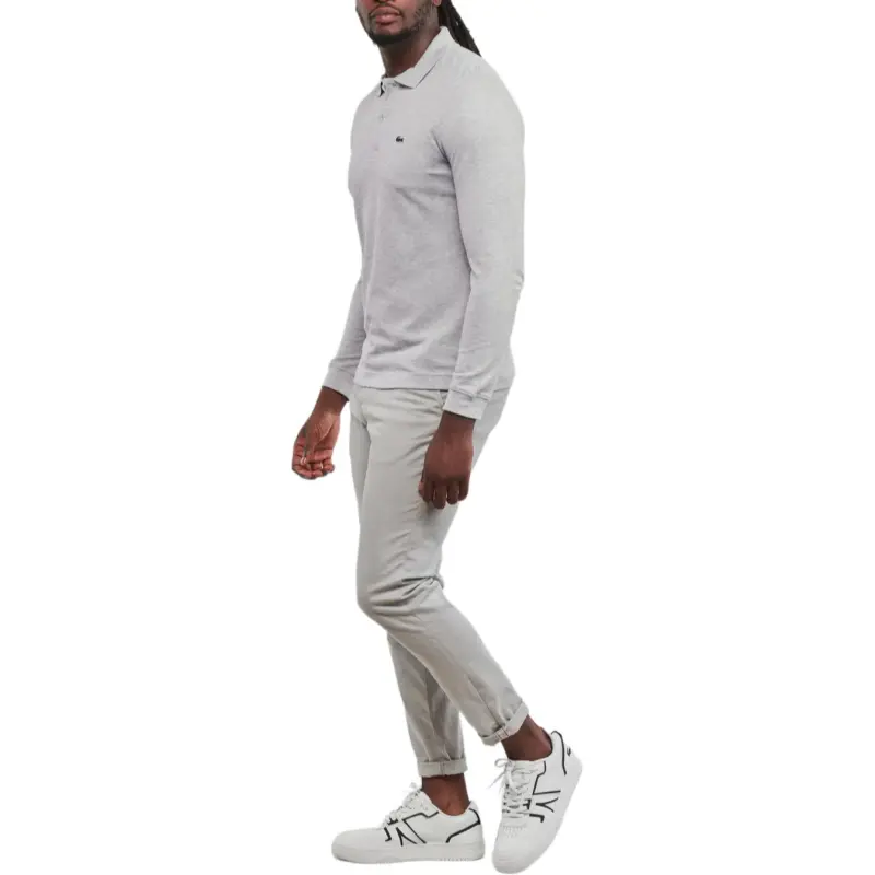 LACOSTE T-Shirts Men Gray-2