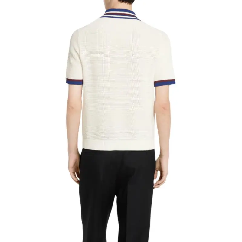 GUCCI Polo Shirts Men White-2