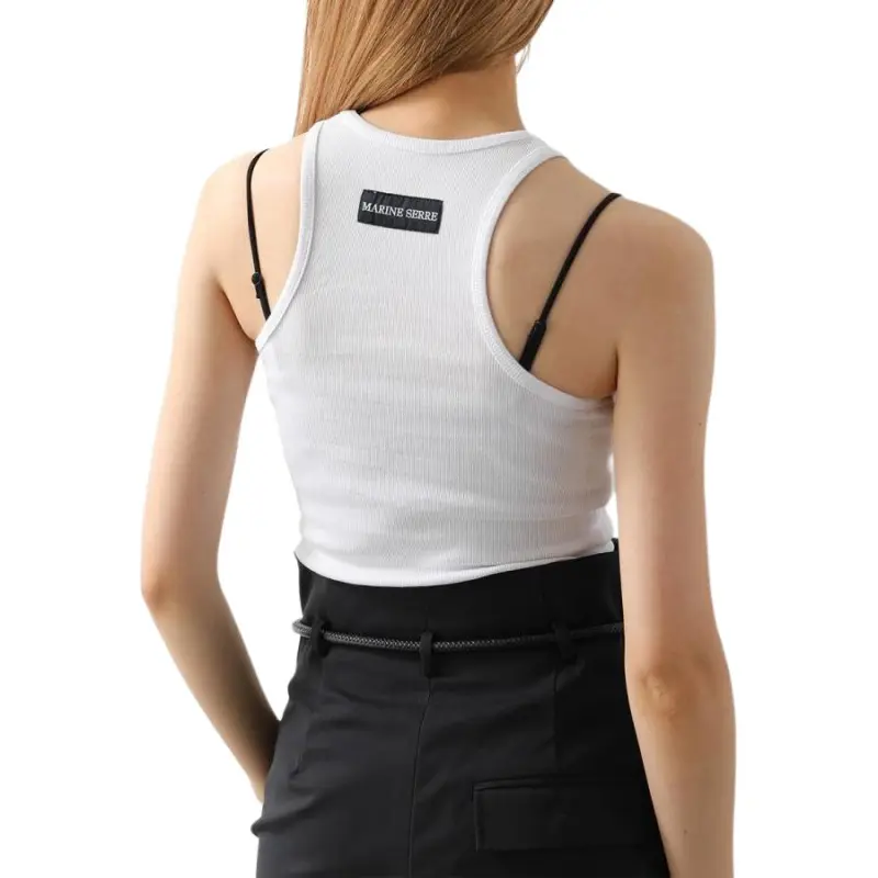 Marine Serre Tank Top Women's White-4