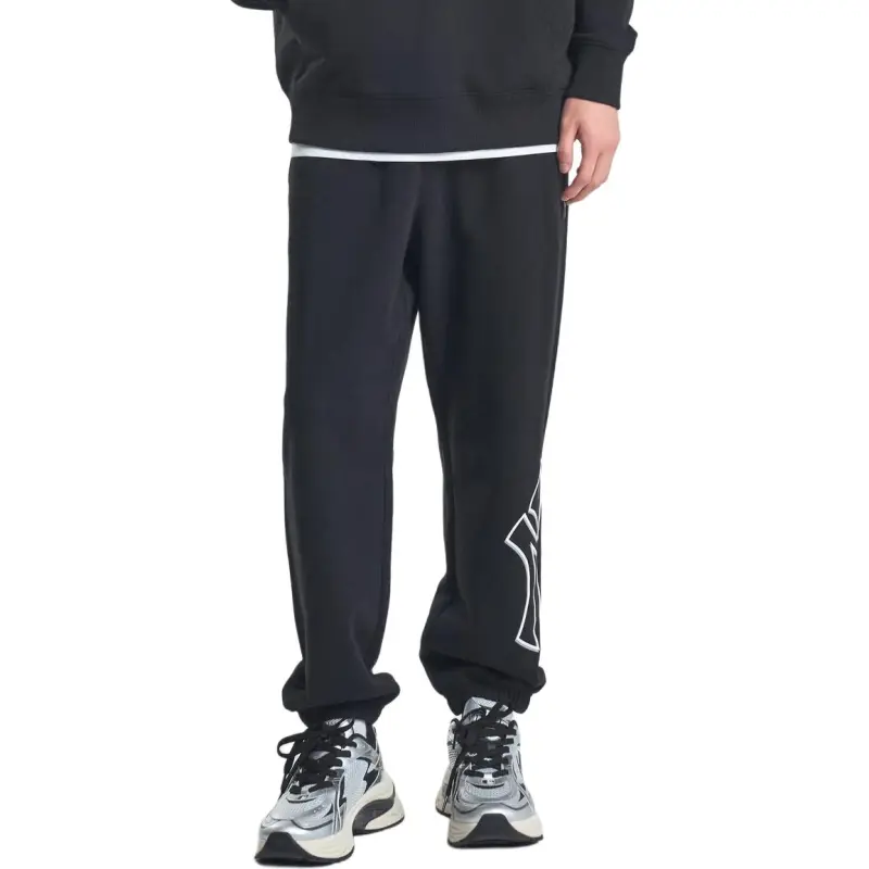 MLB New York Yankees Mega Logo 50 Casual Pants Unisex Black-3
