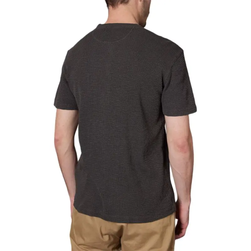 Double RL Henley Cotton T shirt-3