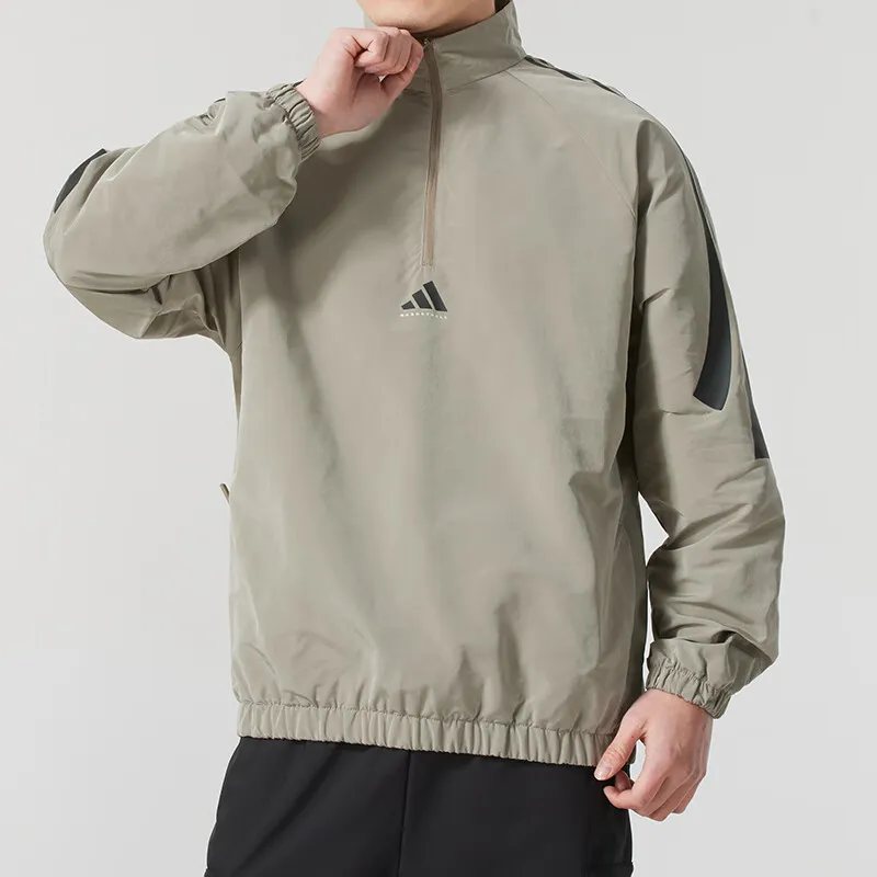 Adidas Free Shipping With AdiClub Adidas Basketball Woven Half Zip Sweater Gender Neutral-2