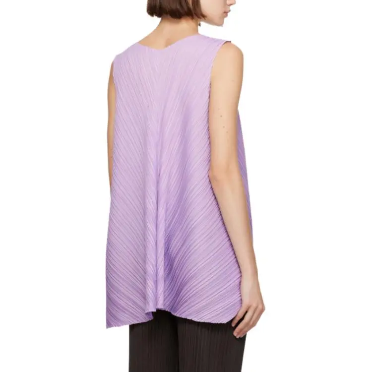 PLEATS PLEASE ISSEY MIYAKE T Shirt Women's Light Purple-3