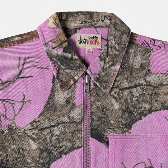 Stussy Realtree Edge Zip Work Jacket - POIZON Stussy Realtree Edge Zip Work Jacket - POIZON