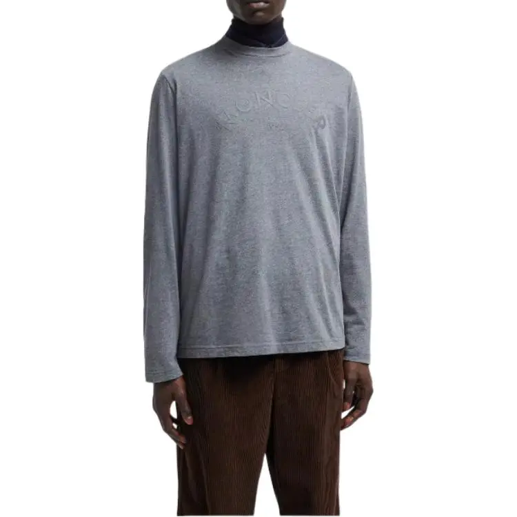 Moncler Logo Printed Long Sleeve T Shirt-1