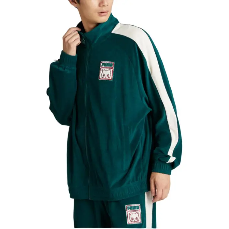 PUMA T7NEKO san FW24 Jackets & Coats Unisex Dark Green-4