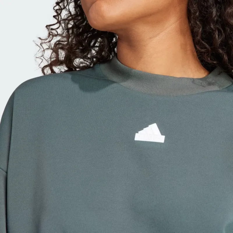 Adidas Sweatshirt Women's Dark Green-4