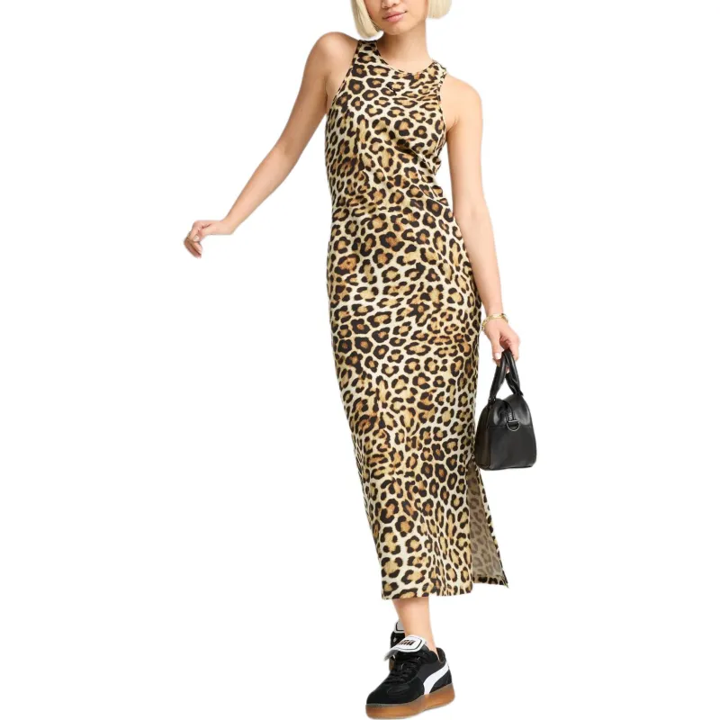 PUMA Leo Luxe Women's Slim All Over Print Dress-3