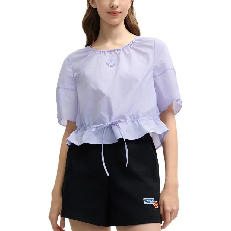 FILA Fitness T Shirt Women's Morning Glory Purple-2