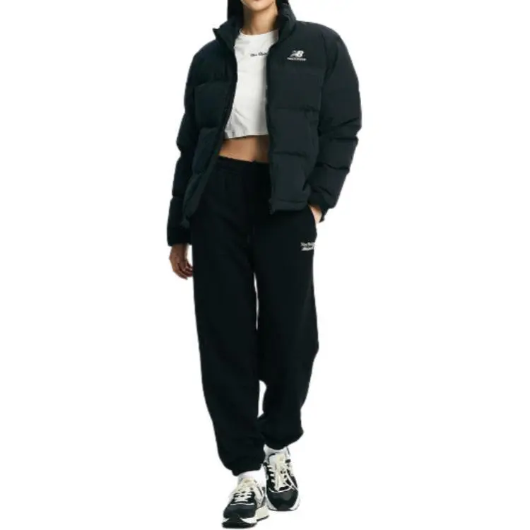 New Balance Down Jacket Unisex Black-4