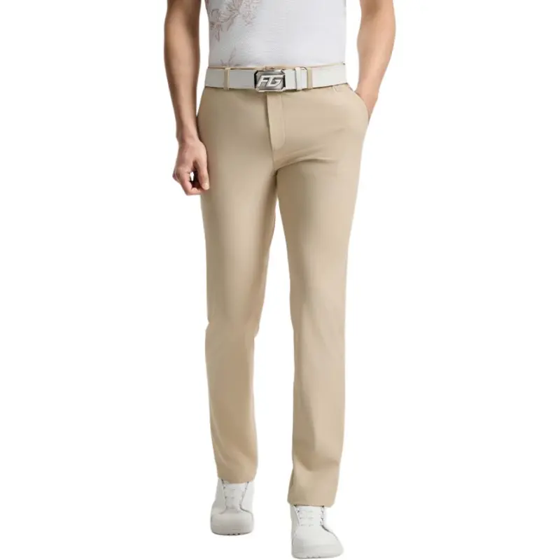 FILA Golf Series Casual Pants Men's Tobacco Camel-3