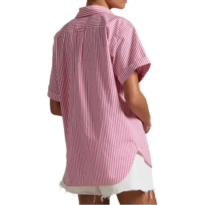 Polo Ralph Lauren Oversize Fit Striped Short Sleeve Shirt-3